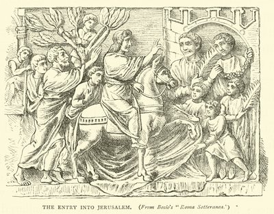 The Entry into Jerusalem by English School
