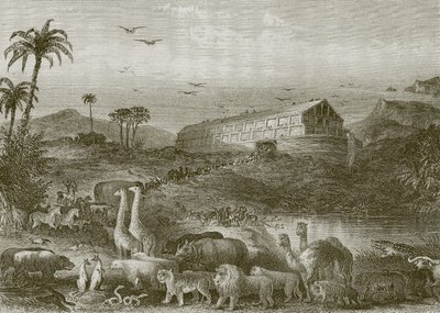 The Entry into the Ark by English School