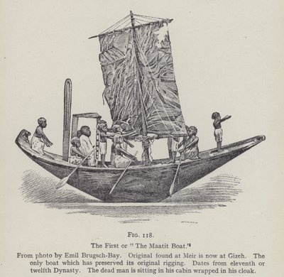 The First or the Maatit Boat by English School