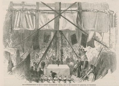 The Foundation Stone of the St Thomas Chartehouse Schools by English School
