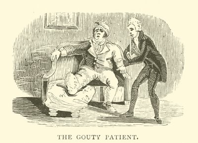 The Gouty Patient by English School