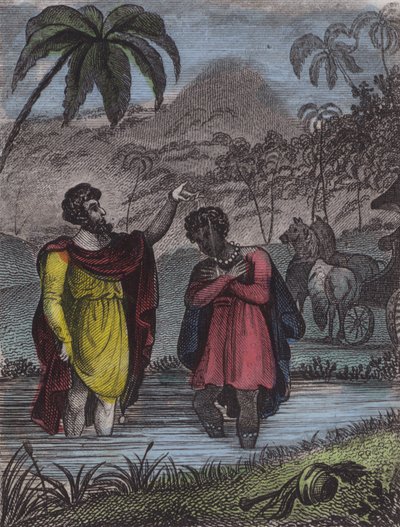 The holy Eunuch, when baptiz
