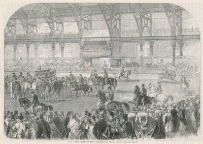 The Horse Show in the Agricultural Hall by English School