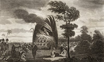 The Immolation of a Hindu Widow upon Her Husband