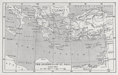 The Journeys of St Paul by English School