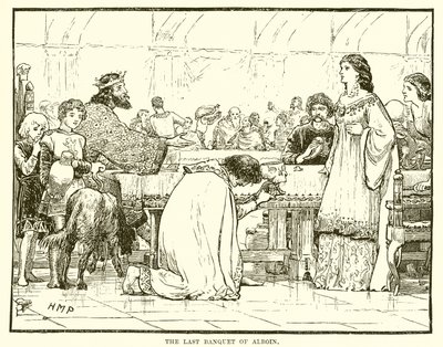 The Last Banquet of Alboin by English School