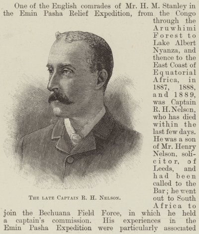 The late Captain R H Nelson by English School