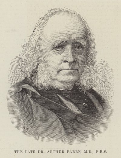 The late Dr Arthur Farre, MD, FRS by English School