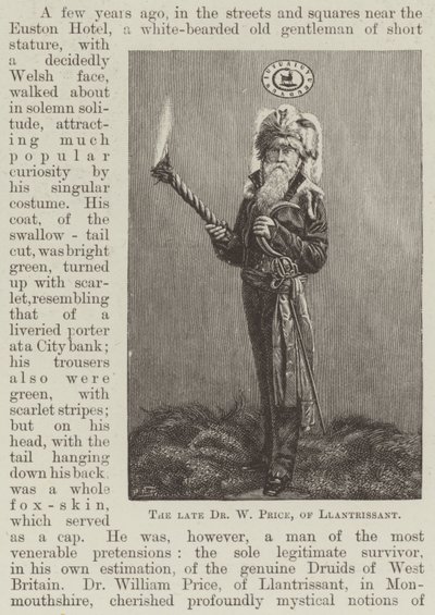 The Late Dr. W. Price of Llantrissant by English School