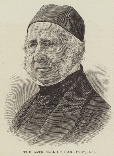 The late Earl of Harrowby, KG by English School