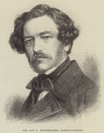 The late F Winterhalter, Portrait-Painter by English School
