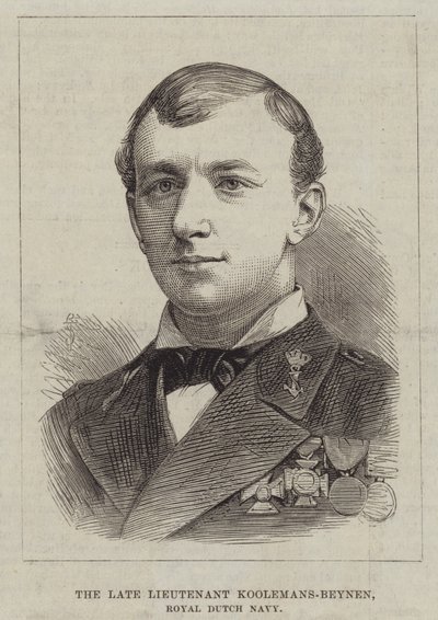 The Late Lieutenant Koolemans-Beynen, Royal Dutch Navy by English School