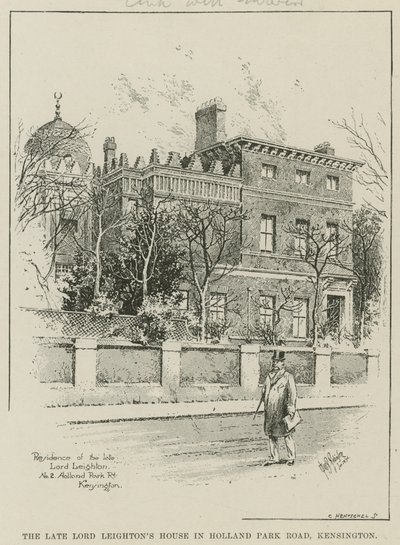 The late Lord Leighton