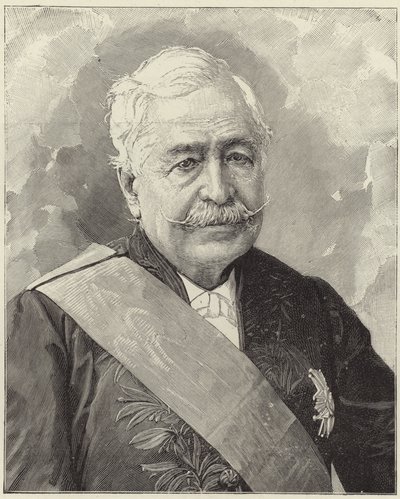 The Late M. Ferdinand de Lesseps by English School