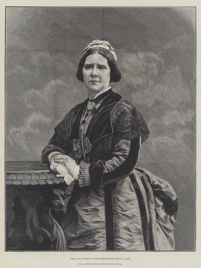 The late Madame Lind-Goldschmidt, Jenny Lind by English School