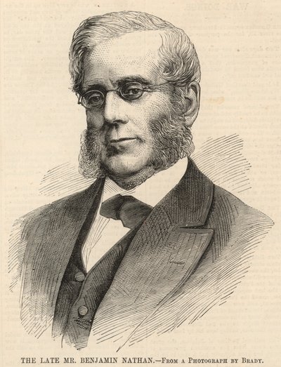 The Late Mr Benjamin Nathan by English School
