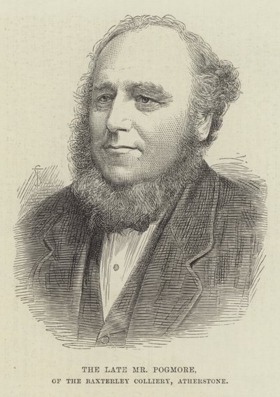 The Late Mr Pogmore, of the Baxterley Colliery, Atherstone by English School