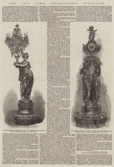 The late Paris International Exhibition by English School