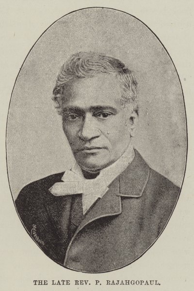 The late Reverend P Rajahgopaul by English School