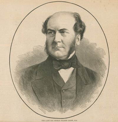 The Late Sir George Gilbert Scott, RA, Architect by English School