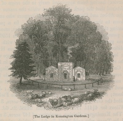 The lodge in Kensington Gardens by English School