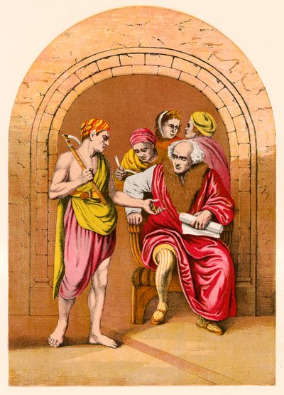 The lord of the Vineyard by English School