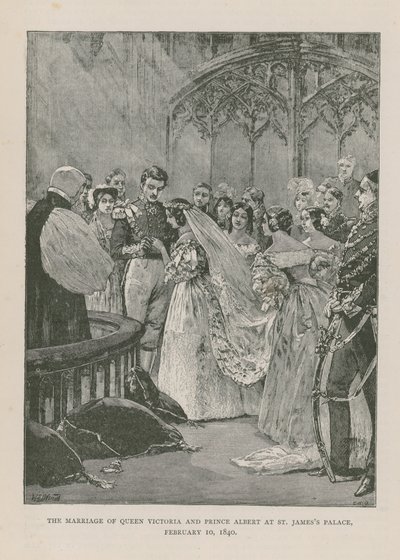 The Marriage of Queen Victoria and Prince Albert by English School