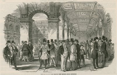 The Merchants Walk (South West Angle), Royal Exchange by English School