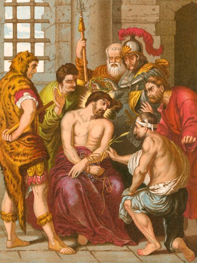 The Mocking of Christ by English School