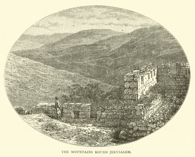 The Mountains Round Jerusalem by English School