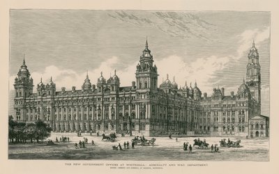 The New Government Offices at Whitehall by English School