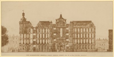 The New Homoeopathic Hospital, Great Ormond Street by English School