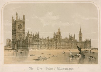 The New Palace of Westminster, London by English School