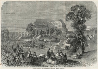 The New Gardens of the Royal Horticultural Society at South Kensington by English School
