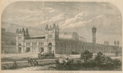 The new high-level station at the Crystal Palace by English School