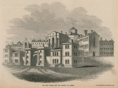 The new prison for the County of Surrey by English School