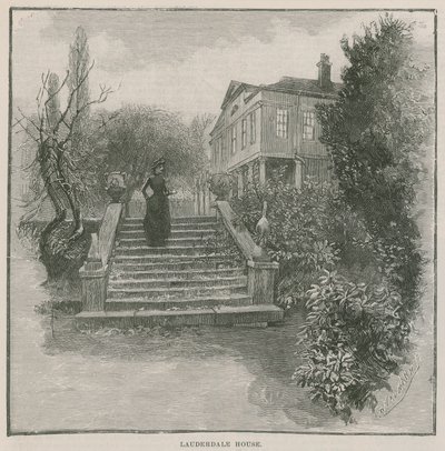 The new public park at Highgate: Lauderdale House by English School
