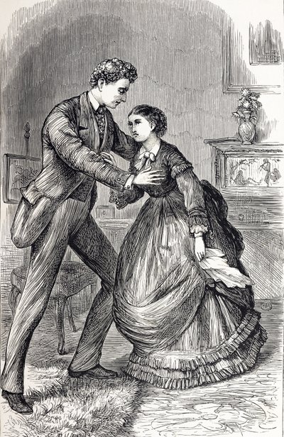 The next moment he held her in his hands, from 