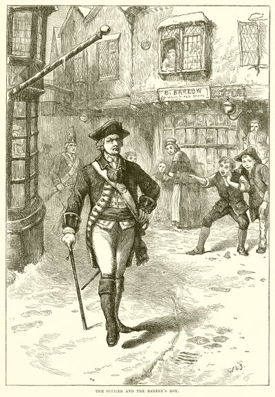 The officer and the Barber
