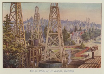 The Oil Region of Los Angeles, California by English School