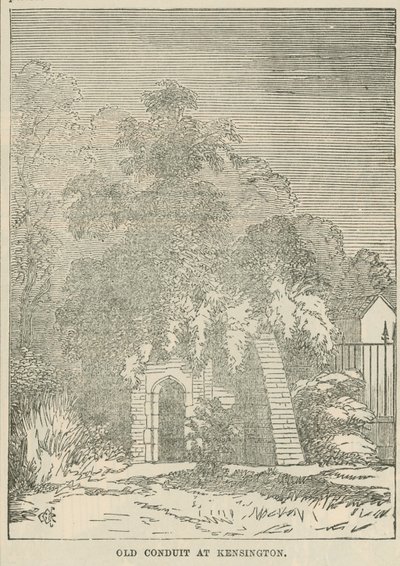 The Old Conduit at Kensington by English School