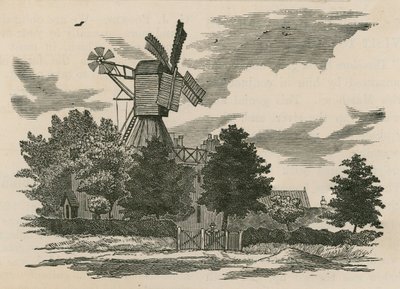 The old mill on Wimbledon Common by English School