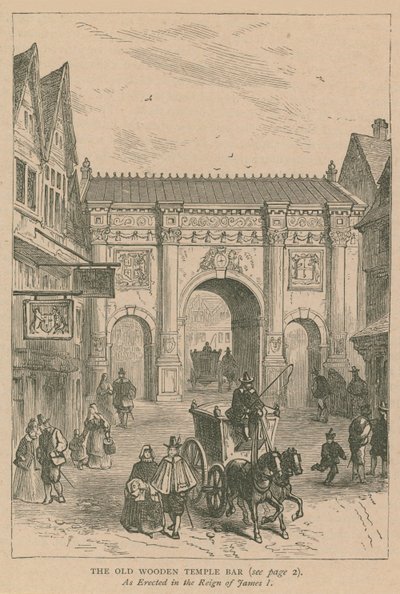 The Old Wooden Temple Bar by English School
