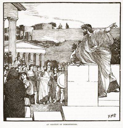 The Oration of Demosthenes by English School