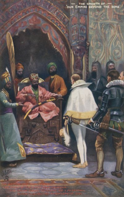 The origin of the East India Company by English School