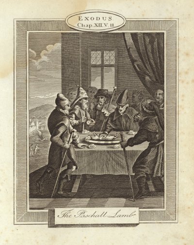 The paschal lamb by English School
