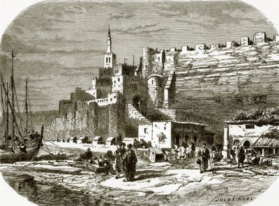 The port of Tangier by English School