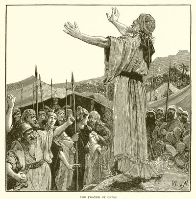 The prayer of Onias by English School