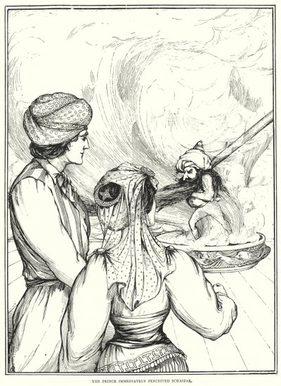 The prince immediately perceived Schaibar by English School