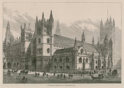 The Proposed Restoration of Westminster Hall by English School